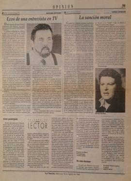 La sanción moral