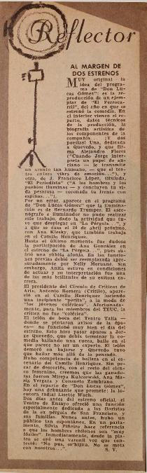 Al margen de dos estrenos