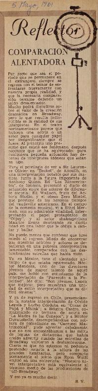 Comparación alentadora