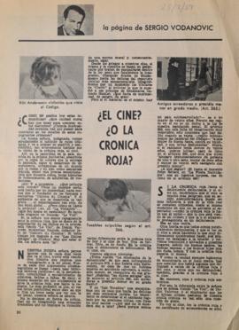 ¿El cine? ¿o la crónica roja?