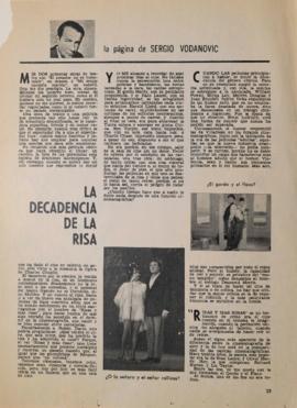 La decadencia de la risa