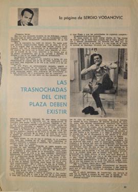 Las trasnochadas del cine plaza deben existir