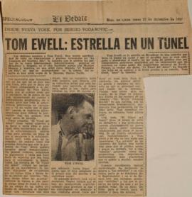 Tom Ewell: Estrella en un tunel