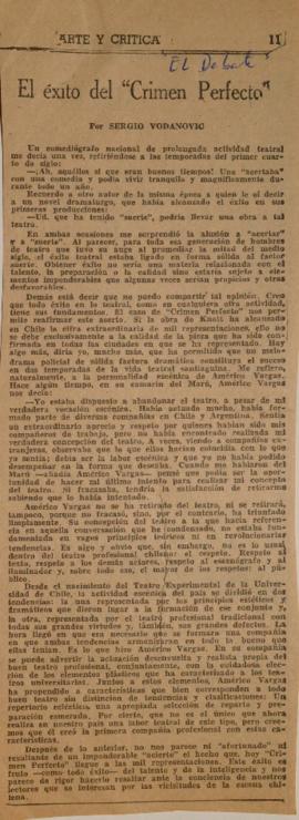 El éxito del "Crimen Perfecto"