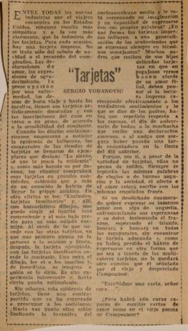 "Tarjetas"