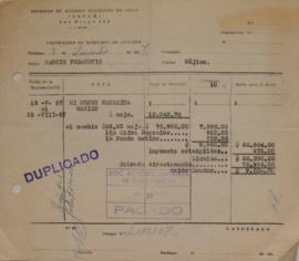 Liquidación de Derechos de Autor, Mi mujer necesita marido, Mayo a Agosto 1957