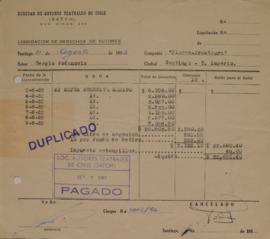 Liquidación de Derechos de Autor, Mi mujer necesita marido, Principios de Agosto 1953