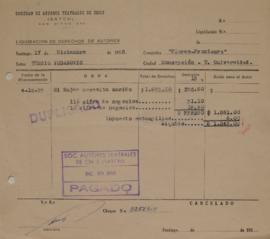 Liquidación de Derechos de Autor, Mi mujer necesita marido, Diciembre 1953
