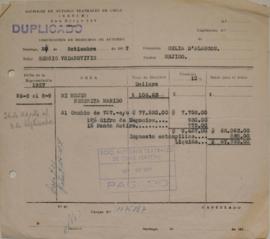 Liquidación de Derechos de Autor, Mi mujer necesita marido, Agosto y Septiembre de 1957