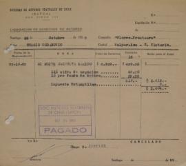 Liquidación de Derechos de Autor, Mi mujer necesita marido, 22 de Octubre 1953