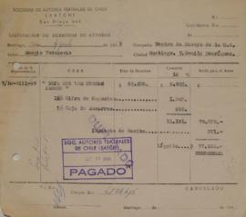 Liquidación de Derechos de Autor, Deja que los perros ladren, Primeros días de Agosto 1959