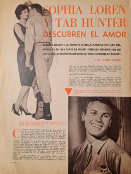 Sophia Loren y Tab Hunter descubren el amor