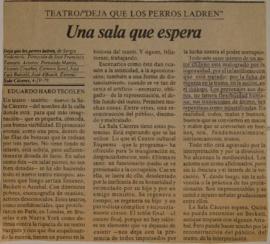 Una sala que espera