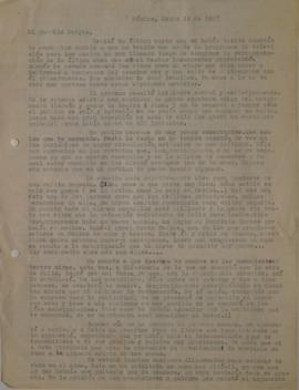 Carta de Emilio Gaete dirigida a Sergio Vodanovic