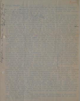 Carta de Ángel Rama dirigida a Sergio Vodanovic