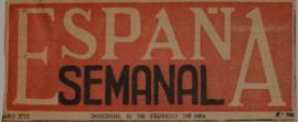 Fragmento de la portada de la revista “España Semanal”