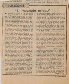 Reflexiones. “El magnate griego”