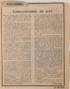 Reflexiones. Coleccionistas de arte