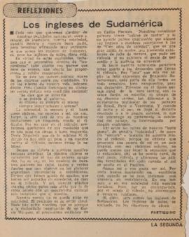 Reflexiones. Los ingleses de Sudamérica