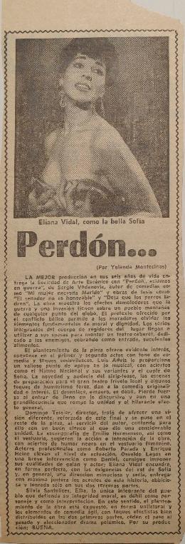 Perdón...