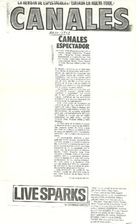 Canales espectador - Live sparks