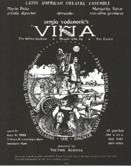 Afiche Viña en el teatro El Portón, Nueva York
