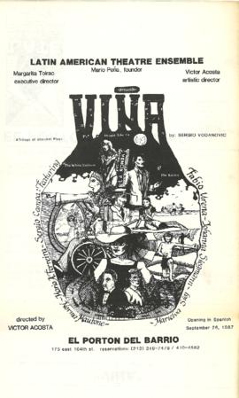 Afiche Viña en el teatro El Portón, Nueva York