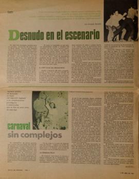 Desnudo en el escenario