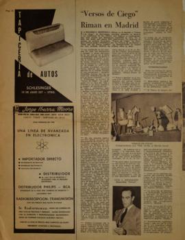 Versos de ciego riman en Madrid