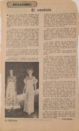 Reflexiones. El vestido