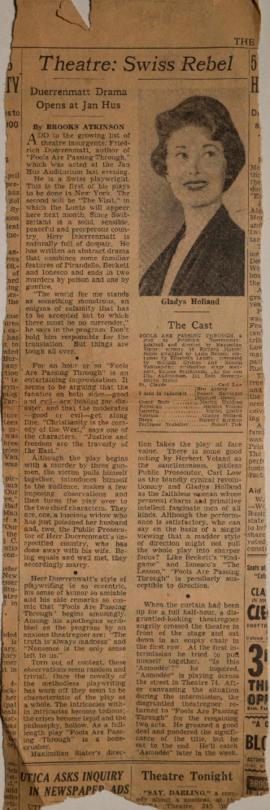 Theatre: Swiss Rebel