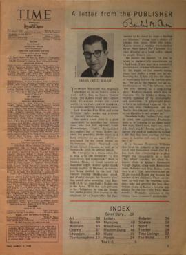 A letter from the publisher Bernhard M. Auer