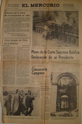Notas de prensa diario El Mercurio
