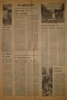 Notas de prensa diario El Mercurio