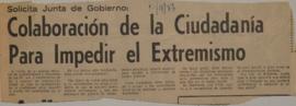 Colaboración de la ciudadanía para impedir el extremismo