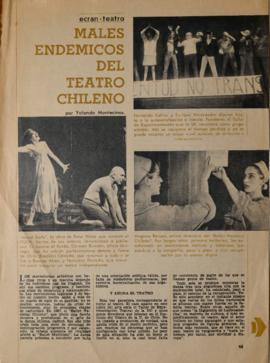 Los males endémicos del teatro chileno