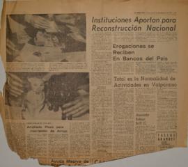 Notas de prensa diario El Mercurio