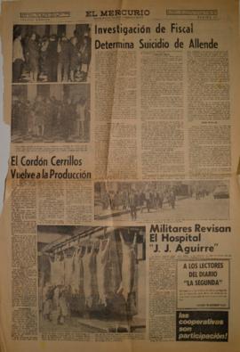 Notas de prensa diario El Mercurio