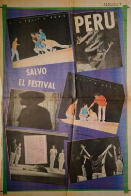 Breve nota y fotografías de prensa del Tercer Festival de Teatro Universitario de Manizales
