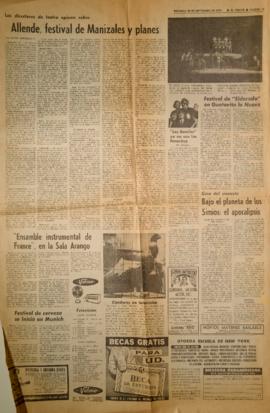 Allende, festival de Manizales y planes