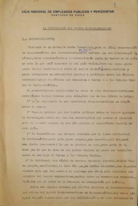 La integración del teatro hispanoamericano