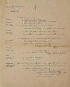 Esquema de exposición y borradores