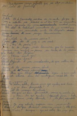 Libreto de radioteatro sin título