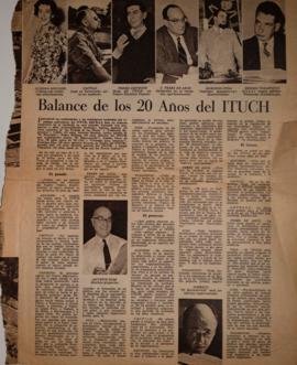 Balance de los 20 Años del ITUCH