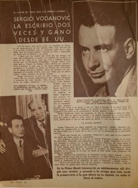 Sergio Vodanovic la escribió dos veces y ganó desde EE.UU.