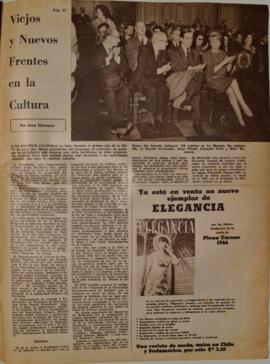 Viejos y nuevos frentes en la cultura