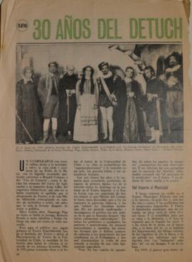 30 años del DETUCH