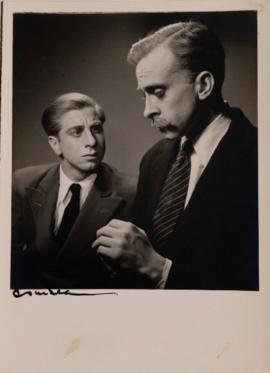 Fotografía de Jaime Celedón con Jorge Alvarez