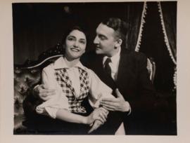 Fotografía de Silvia Infantas junto a Mario Montilles