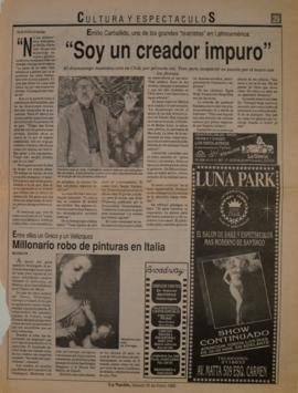 Emilio Carballido, uno de los grandes "teatristas" en Latinoamérica: "Soy un cread...
